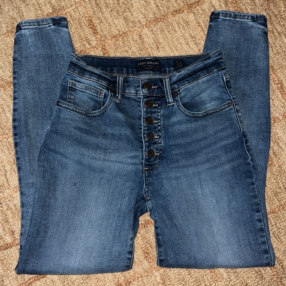 Lucky Brand High Rise Skinny Bridgette Ankle Jeans